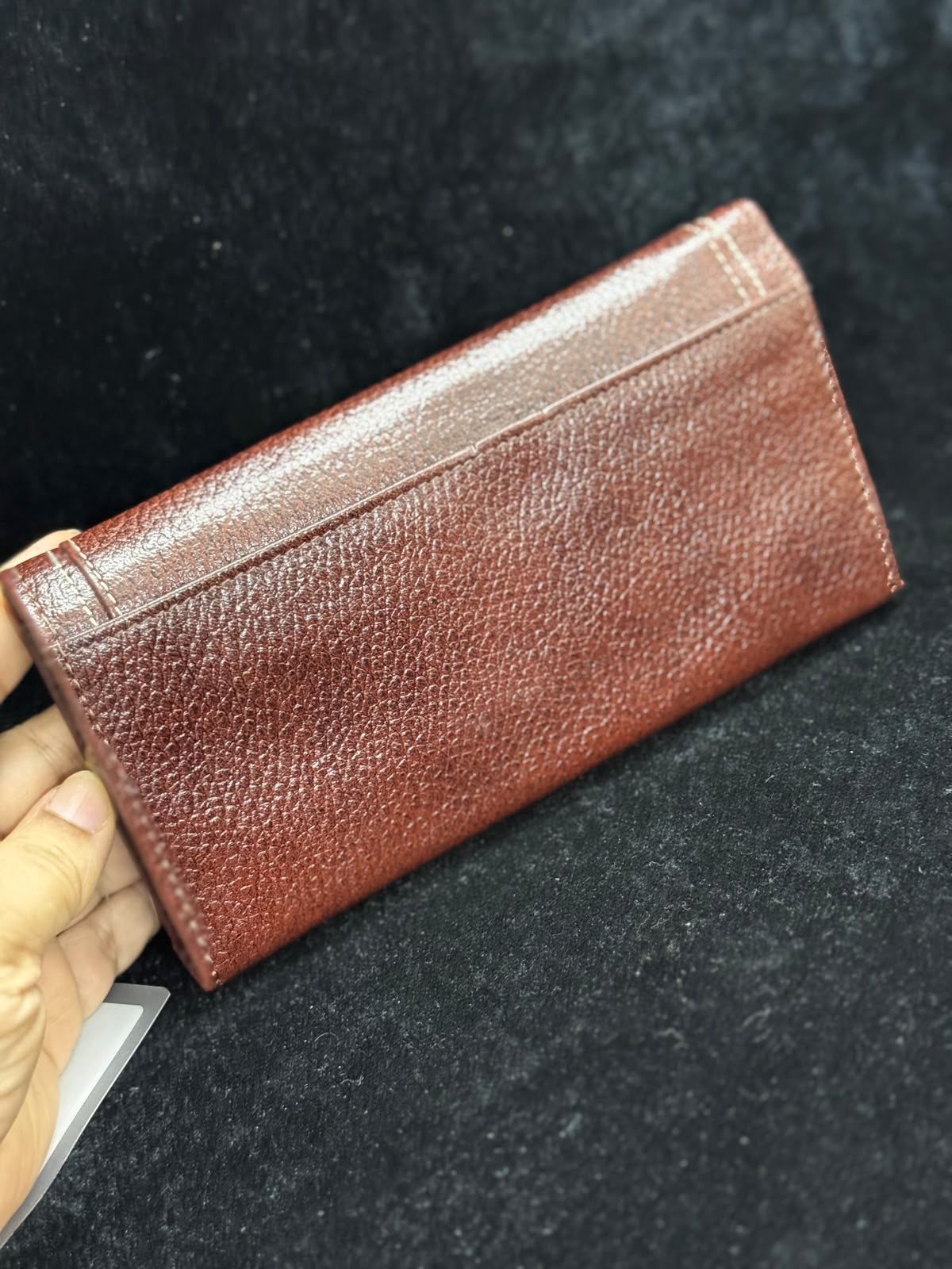 Sreeleathers dark brown colour purse