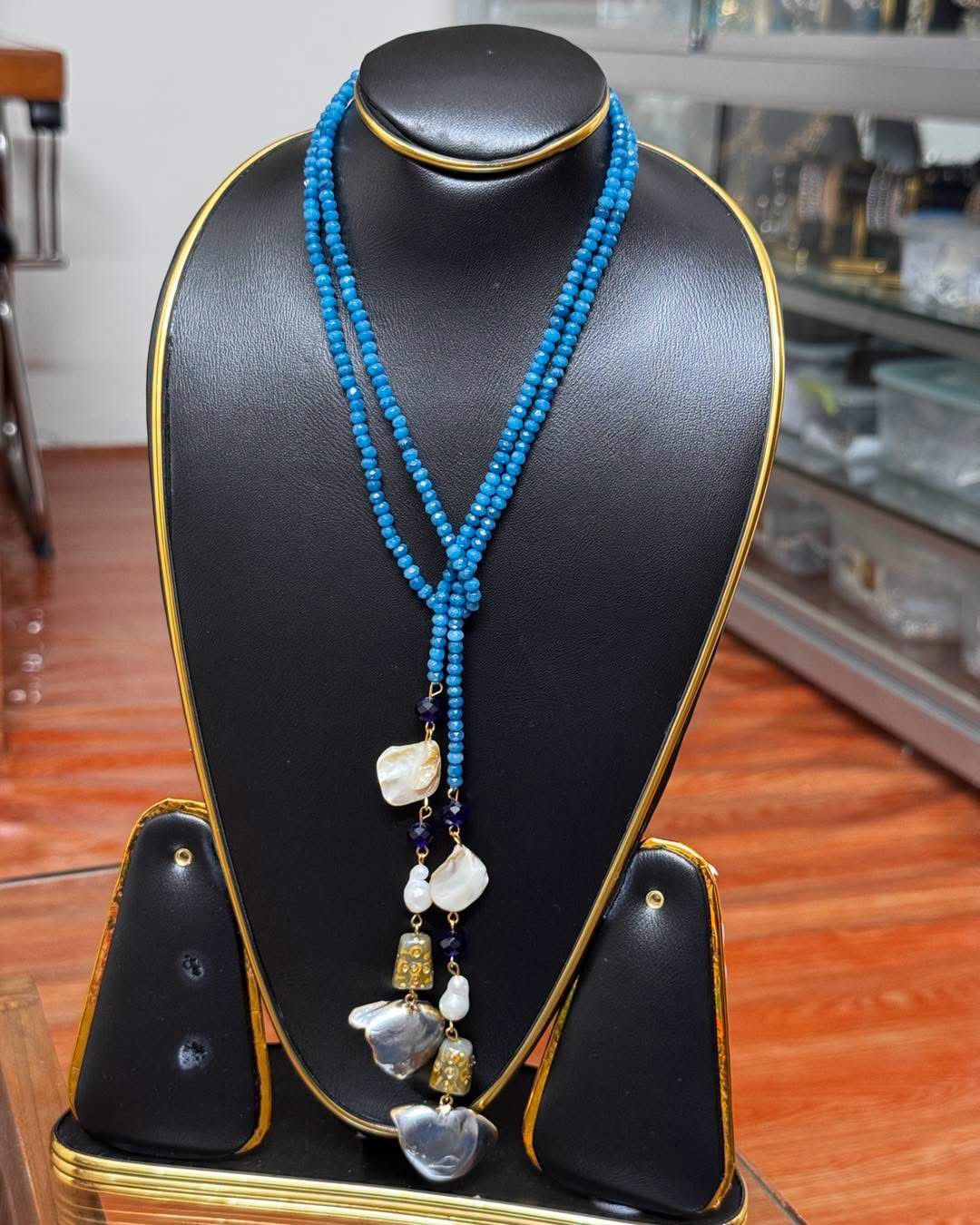 Crystal Tie Necklace 2