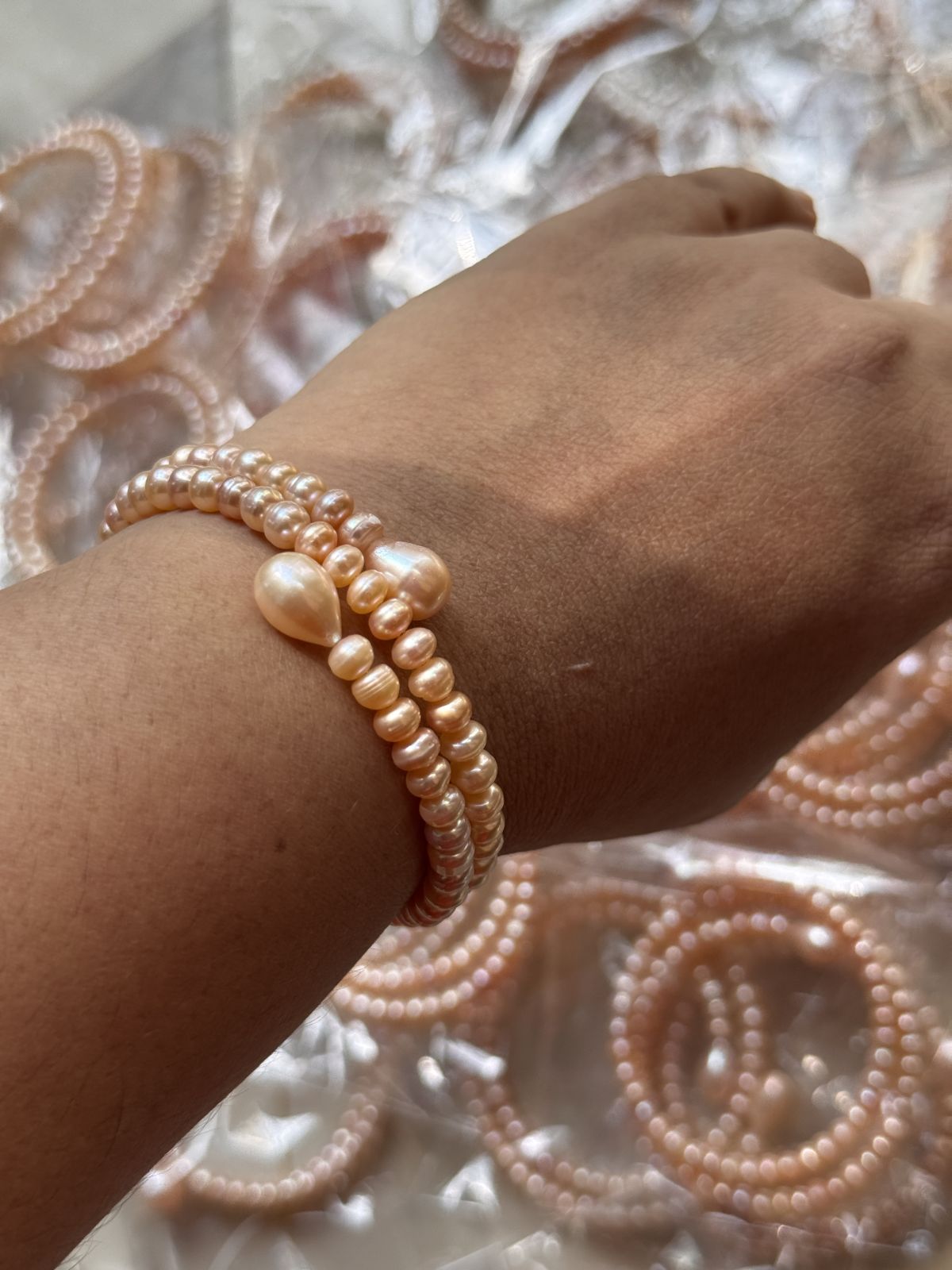 Real pearl bracelet