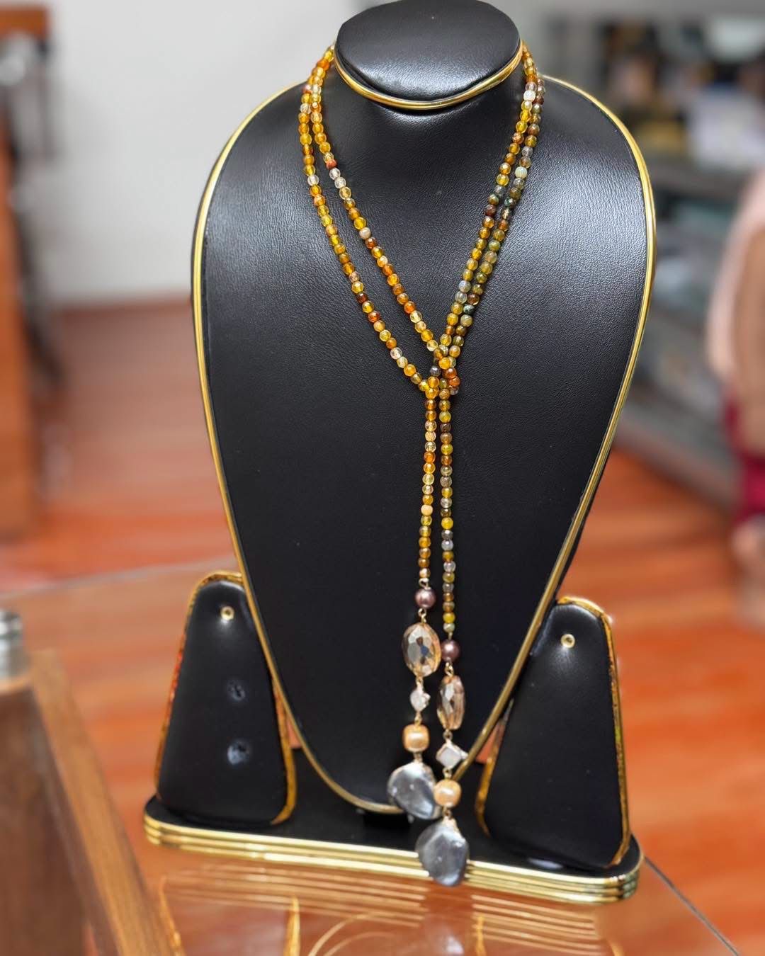 Crystal Tie Necklace 5
