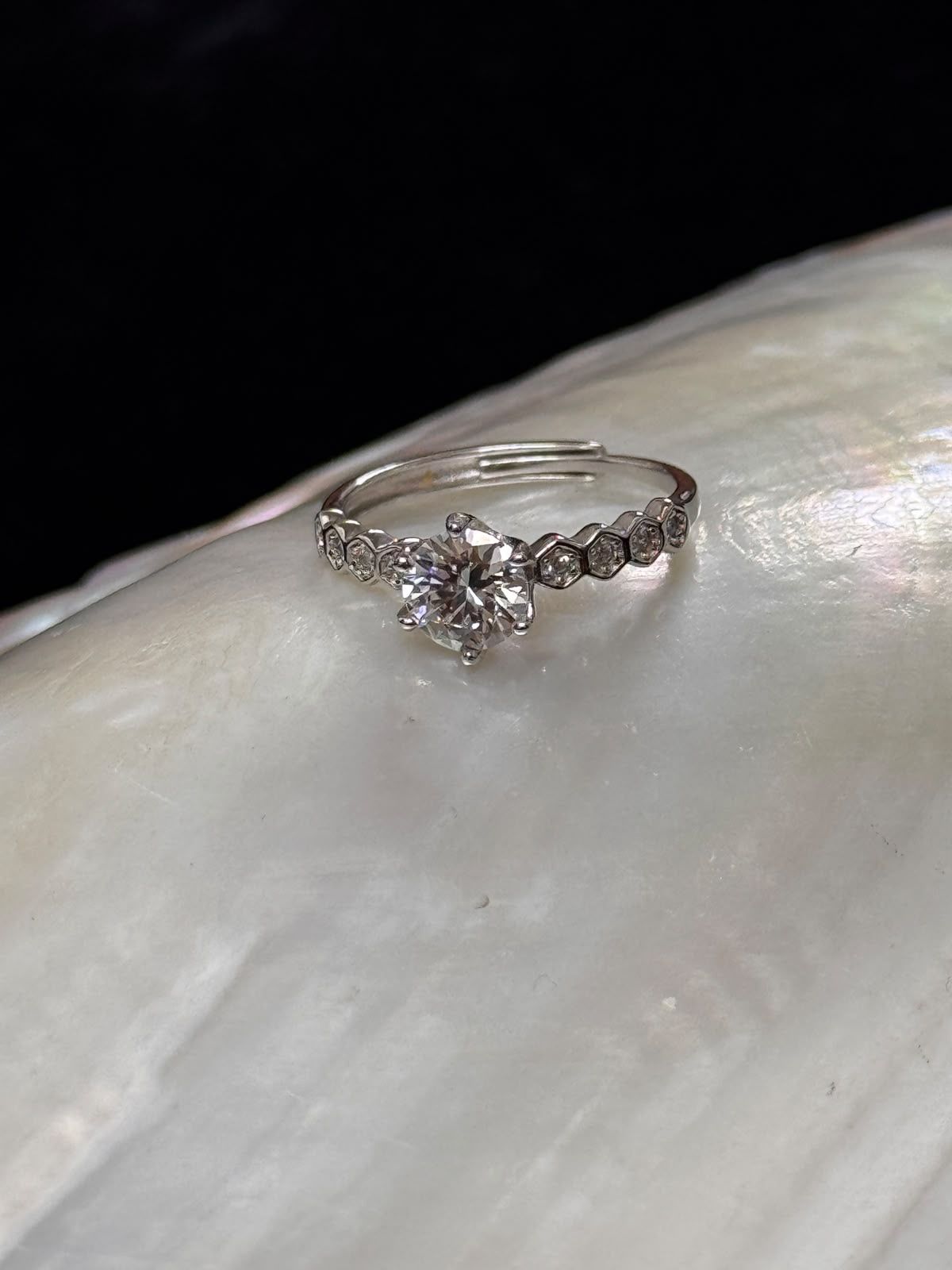 Moissanite Diamond Ring 2.17